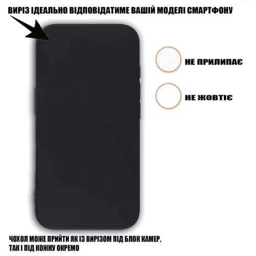 Чехол для iPhone BeCover TPU Case Black for iPhone 16 Plus (712276): Тип чехла накладка на заднюю часть