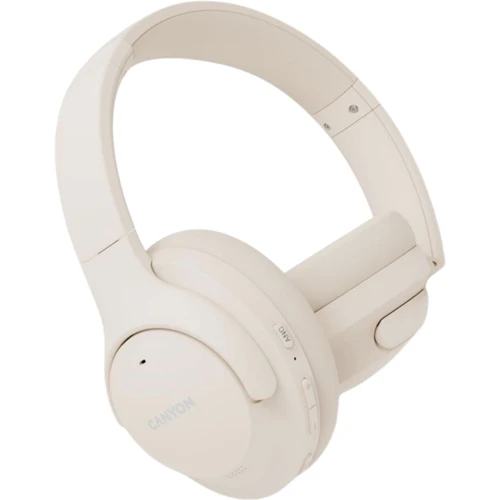 Навушники Canyon OnRiff 10 ANC Bluetooth Beige (CNS-CBTHS10BG): Час роботи, ч 25