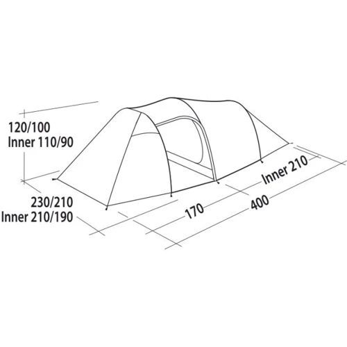 Палатка Easy Camp Magnetar 400 Rustic Green (120416)