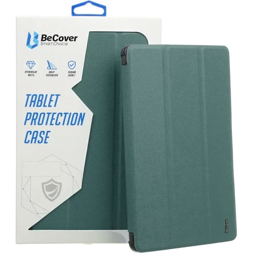 Аксессуар для планшетных ПК BeCover Smart Case Dark Green for Samsung Galaxy Tab S6 Lite 2024 P620/P625/P627 (710819): Цвет зеленый