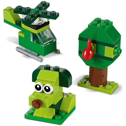Конструктор LEGO Classic Зелёный набор для конструирования (11007): Количество деталей, шт. 60