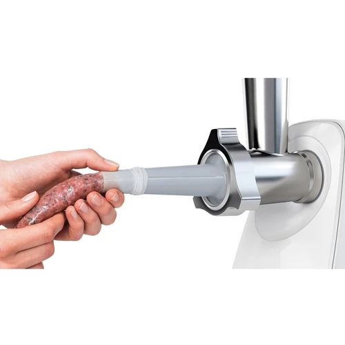 Мясорубка Bosch MFW2515W: Дополнительные насадки соковыжималка шнековая, насадка для колбасок