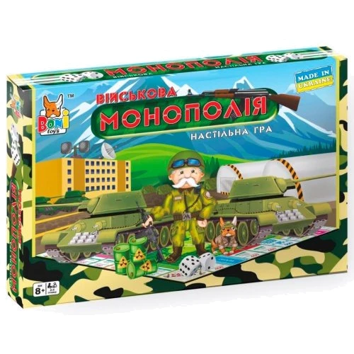 Настольная игра Военная монополия, Boni Toys (35)