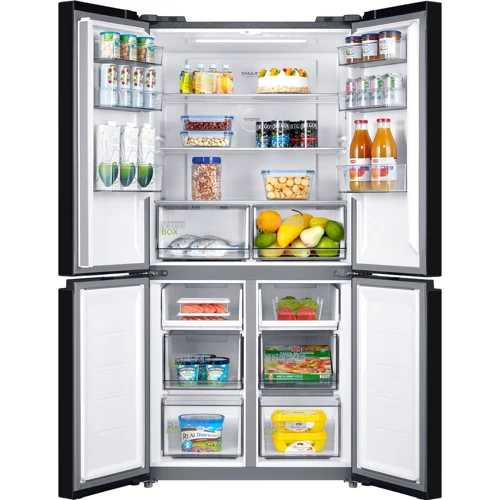 Холодильник Side-by-Side Midea MDRF632FIF22: Расположение морозильной камеры Нижнее