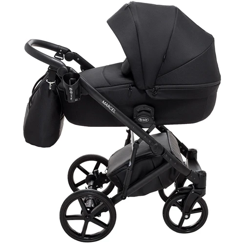 Коляска 2 в 1 Bair Marcel Soft BM-452 чорний фото 8
