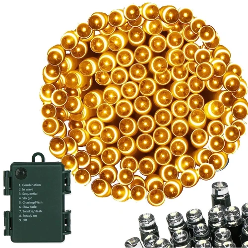 Гірлянда на батарейках Springos 5 м 50 LED CL4027 Warm White: Виробник Springos