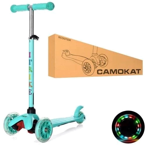 Самокат iTrike MINI бирюзовый (BB3-013-4-M)
