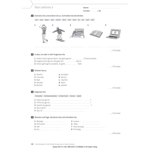 Starten wir! A1: Lehrerhandbuch: Производитель Hueber