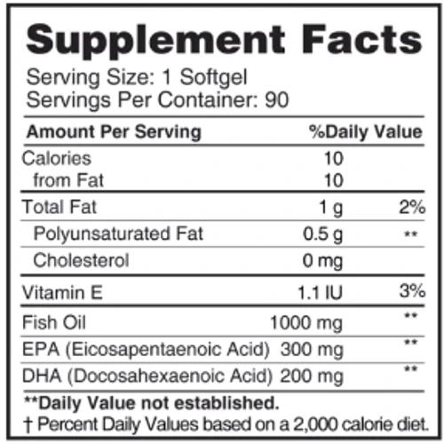 Earth‘s Creation Super Omega-3 Омега 3 1000 мг 90 капсул: Тип Омега 3
