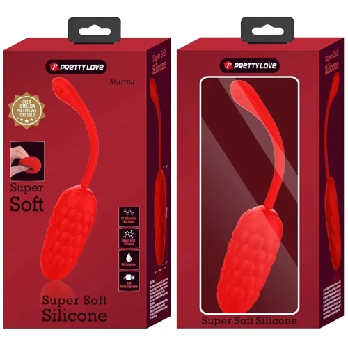 Виброяйцо LYBAILE Pretty Love - Marina Egg Red (BI-014708-2)