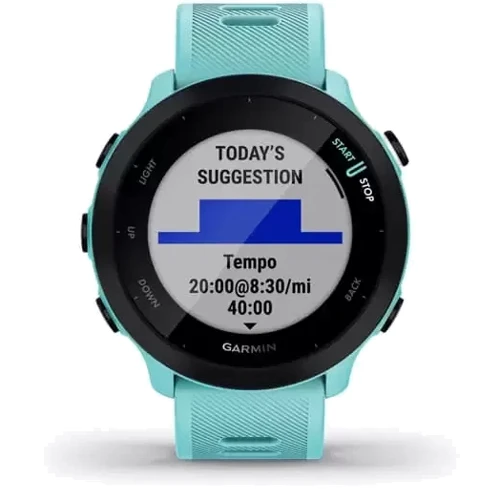 Смарт-часы Garmin Forerunner 55 Aqua (010-02562-12): Стандарт защиты 5 ATM