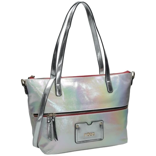 Жіноча сумка тоут Nobo срібляста (NBAG-G2810-CM00): Стать жіночий