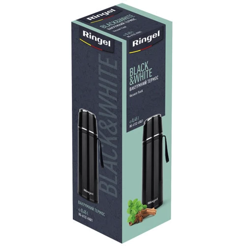 Термос RINGEL Black&White 0.45 л (RG-6132-450/1): Объем, л 0.45