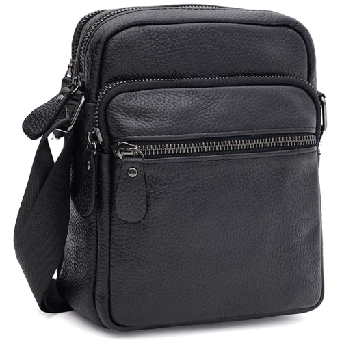 Чоловіча сумка через плече чорна Keizer (K12004bl-black)