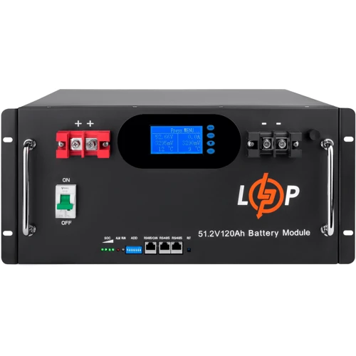 

Аккумуляторная батарея Lp LiFePO4 51.2V 120 Ah (6000Wh) (Smart Bms 100A)
