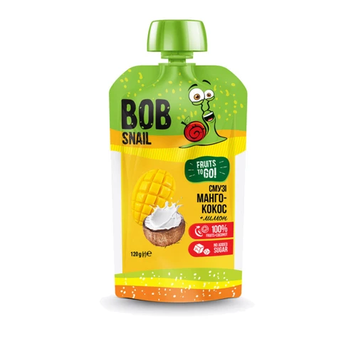 Пюре Bob Snail Смузи Манго Кокос 120 г