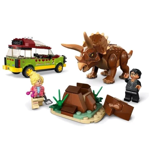 Конструктор LEGO Jurassic World Дослідження трицератопсів 281 деталь (76959): Рекомендований вік 8+