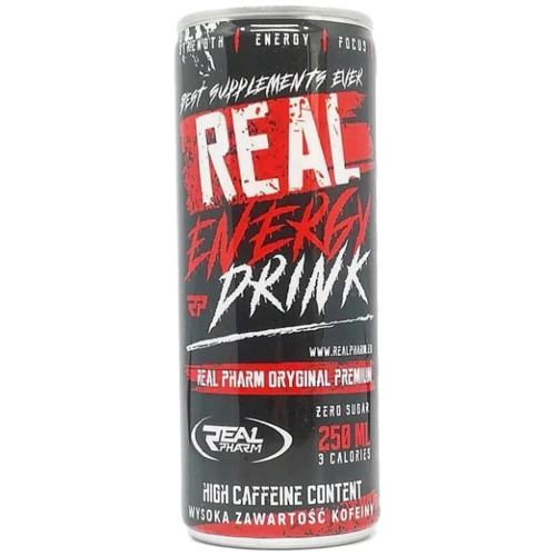 Предтренировочный комплекс Real Pharm Real Energy Drink Zero Sugar 250 ml