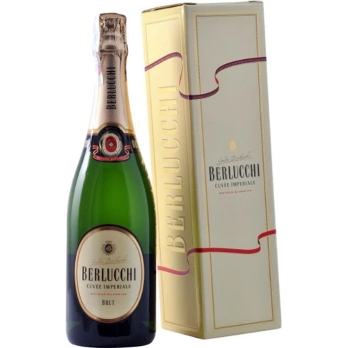 Шампанское Guido Berlucchi Cuvee Imperiale Brut, gift box (0,75 л) (BW4369)