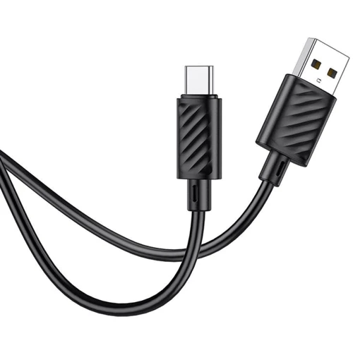 Кабель Hoco USB Cable to USB-C X88 Gratified 3A 1m Black: Тип USB Cable - USB-C