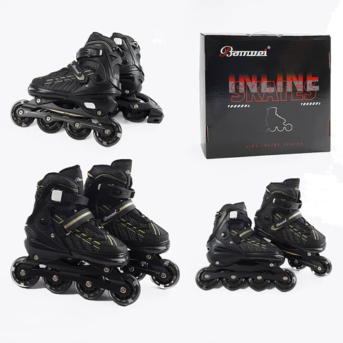 Раздвижные ролики Best Roller колеса PU 5411-20 L (39-42) черные