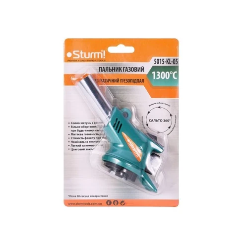 Газовая горелка Горелка газовая Sturm с пьезоподжигом (латунь) 5015-KL-05: Тип Туристическая