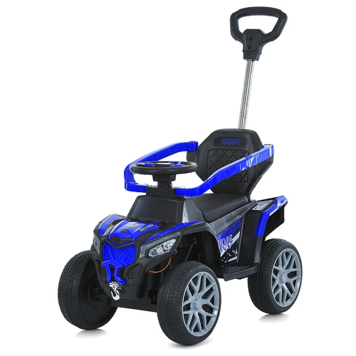 

Электромобиль-толокар 3в1 Bambi Квадроцикл синий (M 6126EBLR-4)