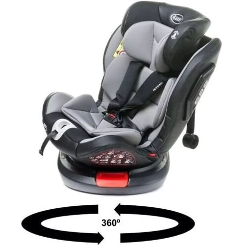 Автокрісло 4Baby Roto-Fix (0-36 кг) (колір - light grey): Внутрішні ремені 5-ти точкові, з м'якими накладками