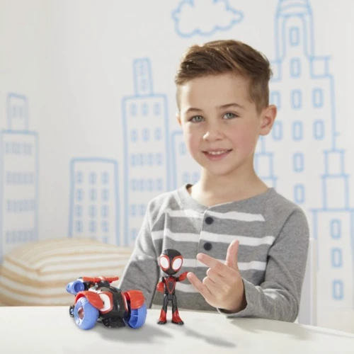 Ігровий набір HASBRO Spider Man Спайді та його дивовижні друзі (MILES TECHNO RACER) (F1459_F1941) фото 4
