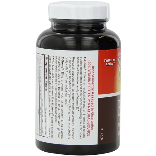 Carlson Labs E-Gems Elite 400 IU 60 Soft Gels Витамин Е: Тип Витамин E