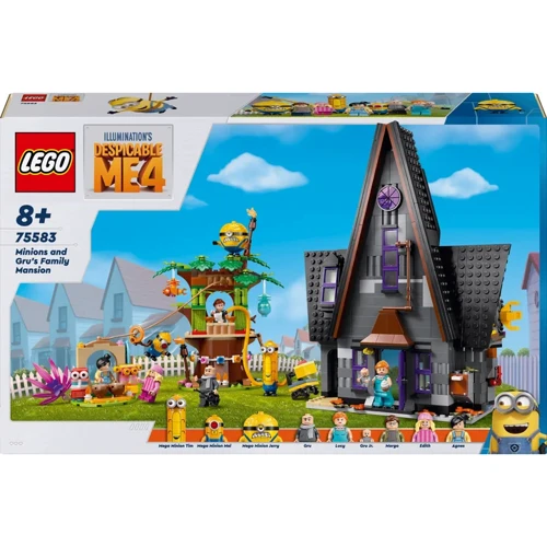 Конструктор LEGO Minions Сімейний маєток Гру та міньйонів (75583)