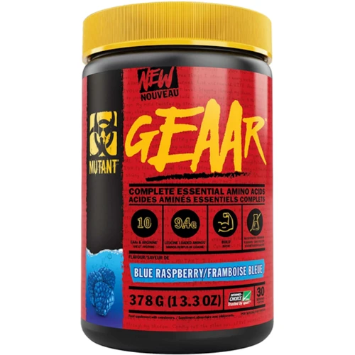Аминокислота для спорта Mutant GEAAR 378 g / 30 servings / Blue Raspberry