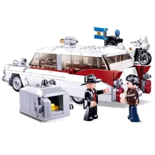 Конструктор Sluban Model Bricks Автомобіль Погоня за грабіжниками (M38-B1099): Кількість деталей, шт. 411