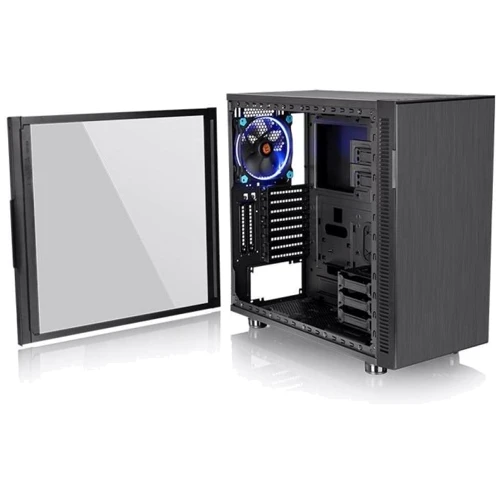 Корпус Thermaltake Suppressor F31 Tempered Glass Edition (CA-1E3-00M1WN-03): Матеріал передній панелі пластик