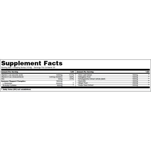 Universal Nutrition Animal Immune Powder Витаминно-минеральный комплекс со вкусом апельсина и манго 327 г: Форма выпуска Порошок