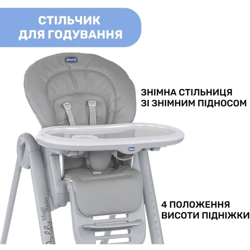 Стульчик для кормления Chicco Polly Magic Relax New (79502.05) фото 7