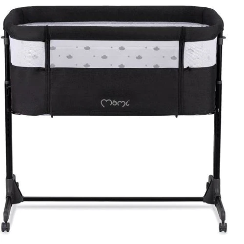 Ліжечко приставне Momi Revo Dark Grey (4423)