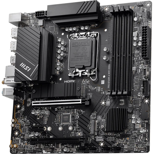 MSI PRO B760M-A WIFI: Оперативна пам'ять 4xDDR4 5333+ МГц, до 128 ГБ