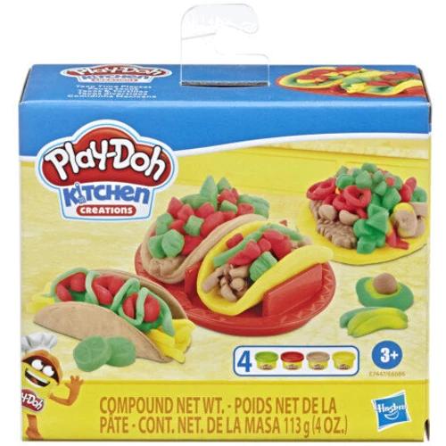 Игровой набор Hasbro Play-Doh Любимые блюда Taco Time Playset (E6686_E7447)