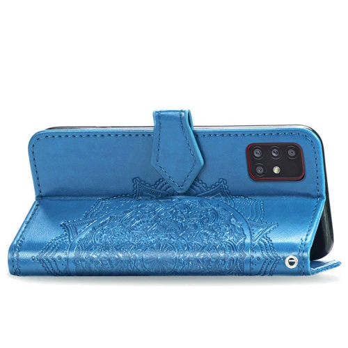 Аксессуар для смартфона Mobile Case Book Cover Art Leather Blue for Samsung M317 Galaxy M31s: Материал искусcтвенная кожа