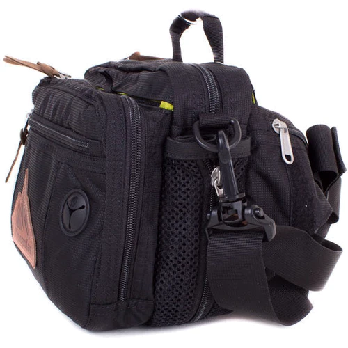 Мужская сумка через плечо Onepolar черная (W3016-black): Пол Мужской