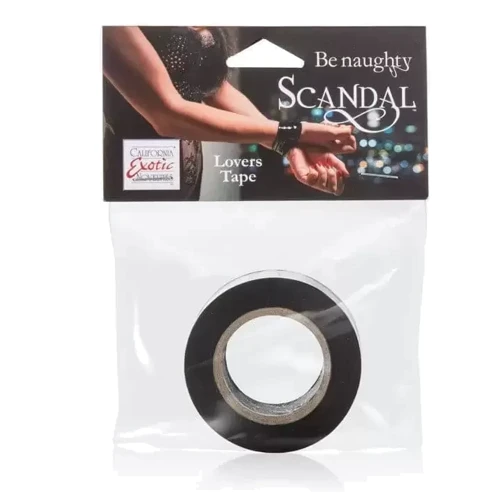 Самоклеющаяся бондажная лента Scandal Lovers Tape, 15 м (черный)