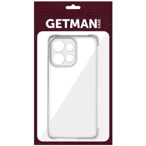 Чехол для телефонов TPU Case GETMAN Ease logo Full Camera Transparent for Motorola Edge 50 Neo: Материал TPU (термополиуретан)