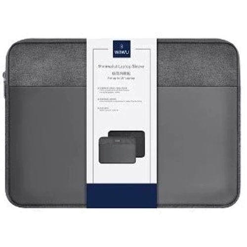 WIWU Minimalist Laptop Sleeve Black for MacBook Pro 16" M3 | M2 | M1: Тип аксессуара сумка