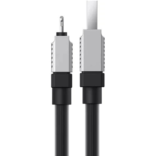 Кабель Baseus USB Cable to Lightning CoolPlay Series Fast Charging 2.4A 1m Black (CAKW000401): Длина 1 м