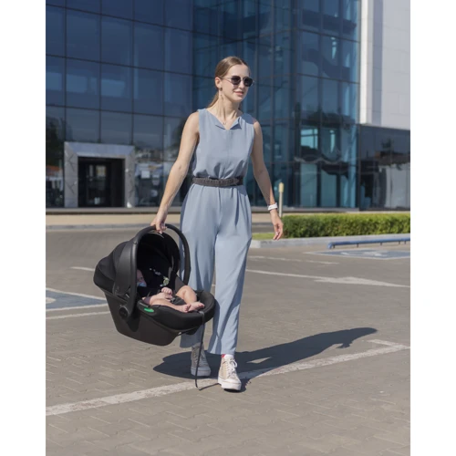 Автокрісло+база Carrello Nova CRL-16101+CRL-16102 Grey Line i-Size 40-87 см ISOFIX фото 9