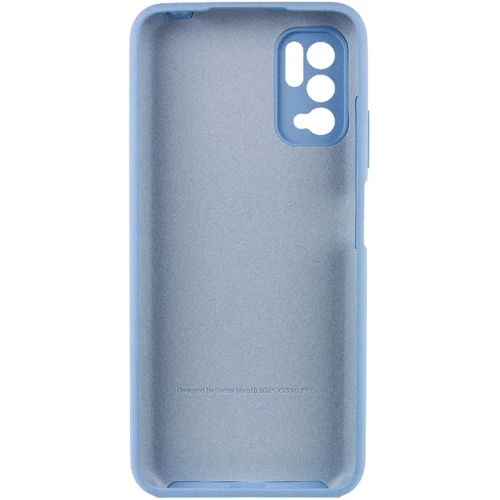 Чохол для телефона Mobile Case Silicone Cover Shield Camera Lilac Blue для Xiaomi Redmi Note 10 5G / Poco M3 Pro / Poco M3 Pro 5G: Сумісність Xiaomi Redmi Note 10 5G / Poco M3 Pro / Poco M3 Pro 5G