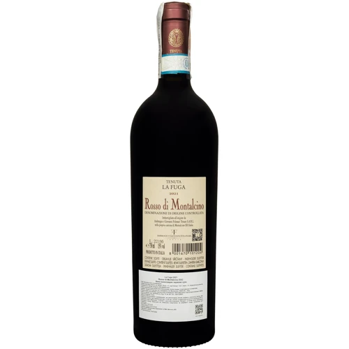 Вино Tenute La Fuga Rosso di Montalcino 2019 червоне сухе 0.75 л (FSH_8001670101204): Країна виробник Италия