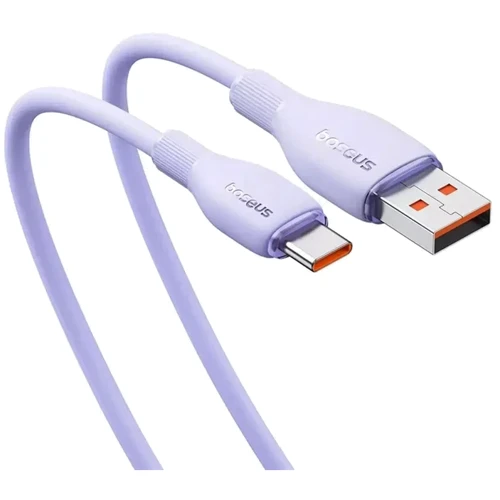 Кабель Baseus USB Cable to USB-C Pudding Series Fast Charging 100W 2m Purple (P10355703511-01): Довжина 2 м