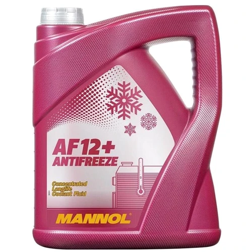 Антифриз Mannol Longl Antifreeze AF12+ Red, 5л (MN4112-5)